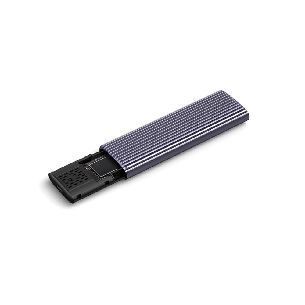 Netac WH51 Aluminiowa obudowa obudowy do M.2 NVMe/SATA, interfejs USB 3.1 Gen2, Kabel USB A+C - C