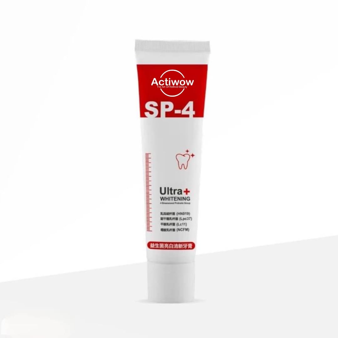 SP4 Probiotic Whitening Toothpaste - Ultra Bright Smile & Fresh Breath, Advanced Formula 40g-image-28