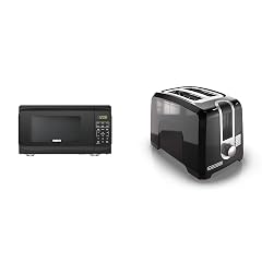 RCA RMW733-BLACK RMW733 0 7 Cu Ft Microwave Black BLACK DECKER 2-Slice Toaster T2569B Extra Wide Slots 6