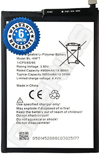 Image of Original BL-49FT Battery for Tecno Spark Go 2020 /Spark 5 / Camon 15 / Pop 4 / KE5 / CD7 /BC2c Battery with 6 Month Warranty ***(S005)