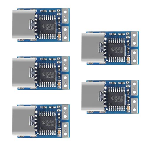 Pasotim 5 PCS PDC004-PD PD Decoy Module USB-C PD 20V DC Fixed Trigger Module 5A Type-C Female Input for Notebook