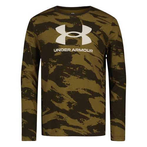 Image of Under Armour Boys' Long Sleeve Graphic T-Shirt, Lightweight & Breathable, Outdoor Collection