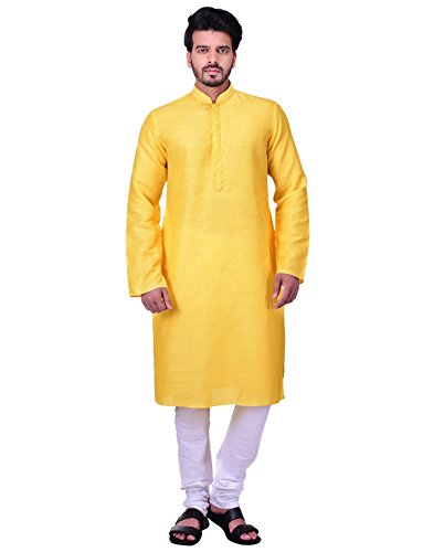 Image of Manyavar Men's Regular Fit Kurta & Churidar Set (SDES306)