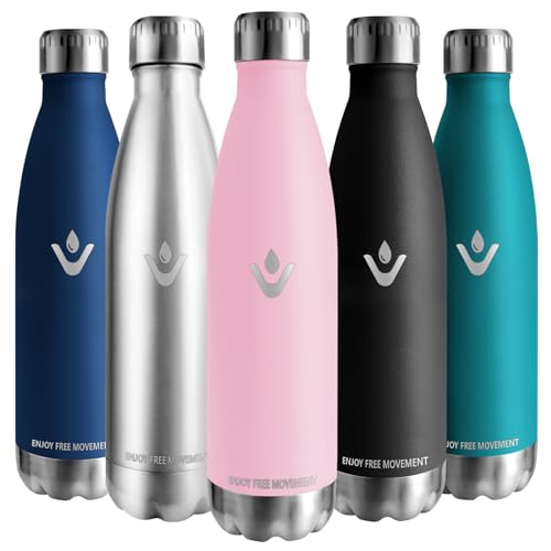 Vikaster Garrafa termica, 750ml Botella agua acero inoxidable, Mantener 12H Caliente/24 Frío, Termo Sin BPA, Botella termica Niños, Adultos, Deporte, Oficina, Exteriores