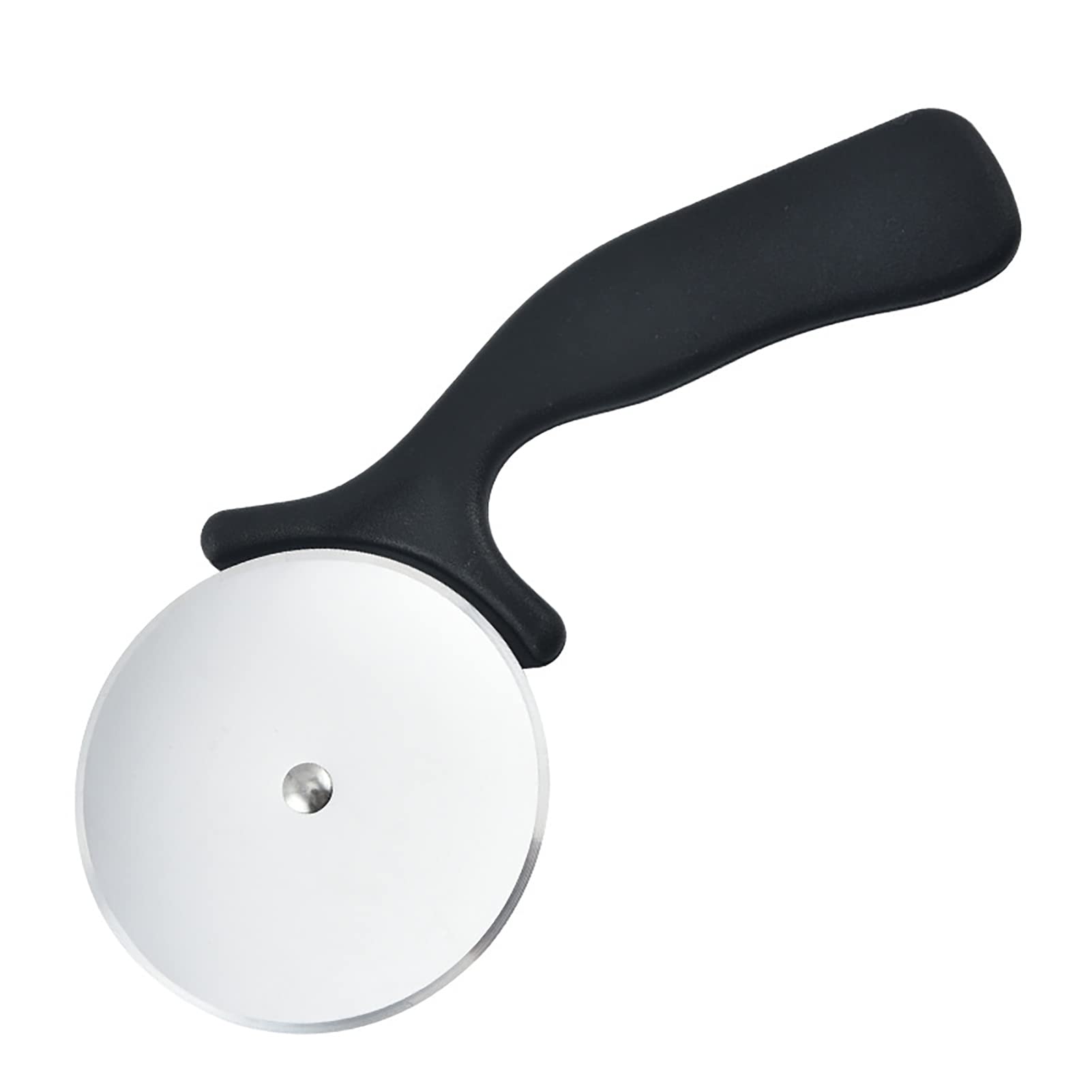 Remorui Pizza Slicer Reusable Pizza Cake Slicer Baking Accessories Bakeware Plastic Handle Black