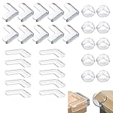 2,🔒【Sécurité Maximale】 Les protections sont conçues pour prévenir les accidents liés aux collisions, qu'il s'agisse de jeunes enfants curieux ou d'adultes distraits. Fabriquées en PVC transparent, elles préservent l'esthétique tout en assurant une protection fiable.