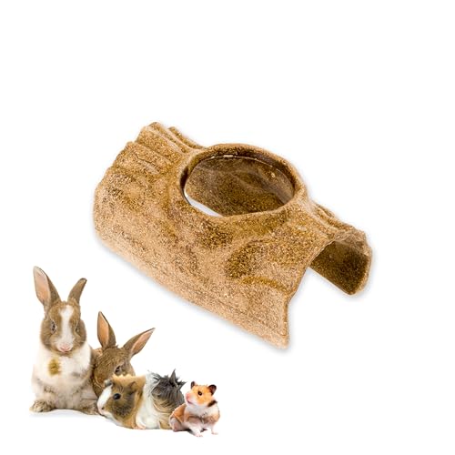 Ferplast Snack Natural para Roedores, Hámsters, Cobayas y Conejos, Favorece la Higiene Dental, Estimula el Juego y Ofrece Sabor y Bienestar Diariamente, en Forma de Tronco