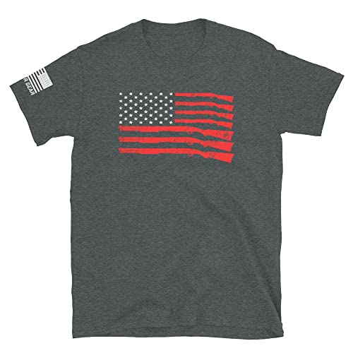 Gunner Gear 12 Gauge Red and White USA Flag Distressed