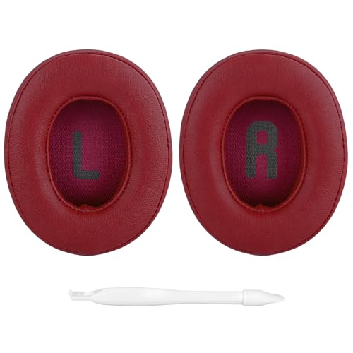 Image of Geekria Replacement Ear Pads Compatible with JBL Tune720BT / Tune750BTNC / Tune710BT / Tune700BT / Tune760NC / Tune770NC Wireless Over-Ear Headphones Ear Cushions, Repair Parts (Red)