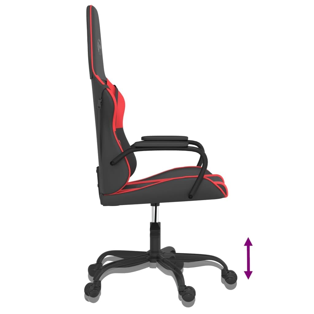 ShGaxin Silla Gaming de Masaje Cuero sintético Negro y Rojo, Sillón De Relax, Sillon Masaje Relax, Sillon Relax Electrico, Hogar Sillon Relax, Sillones Comodos, Sofa Tantra - 345534