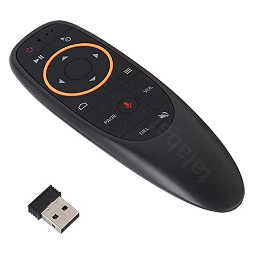 Talabat® Voice Remote Control Compatible with G10s,Android TV Remote 6 Axis Gyroscope Air Fly Mouse with IR Learning Fly Air Remote Mouse for Android TV Box h96max, x96, x88 pro and All Android TV Box