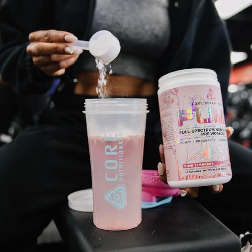 Image of Core Nutritionals Pump Full-Spectrum Non-Stimulant Pre-Workout, with N03T Nitrate, Peak02, Alpha GPC, for Maximum Pump, Strength, and Performance 20 Servings (Cherry Burst)