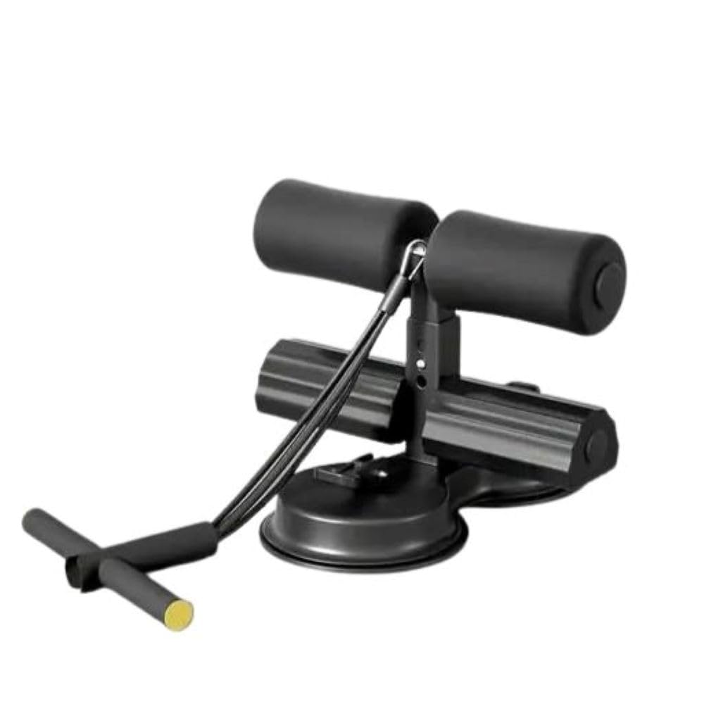 Krupasadhya Tummy Trimmer with Double Suction Cup Sit-Up Bar for Abdominal Exercise, 3 Height Adjustable, Leg Muscle Training Arm Muscles Exercise with Door Attachment.