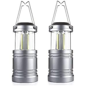 2 Pack LED Camping Lantern ,Collapsible Lanterns – Survival Kit for Hurricane, Emergency, Storm, Power Outage