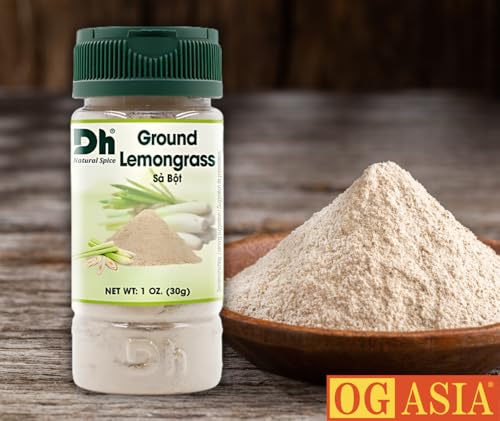 DH FOODS Gemahlene Zitronen Gras – Vietnamesisches Gewürz für Curry, Grill, Marinade & mehr – OG ASIA – 30g