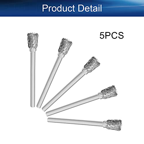 Kits de fresas rotativas 5 piezas Auniwaig 3mm miniatura 4