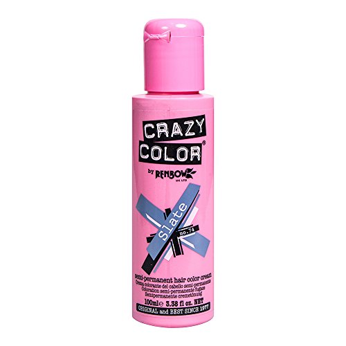 Crazy Color Hair Dye 100ml - Slate x2 - Image 3