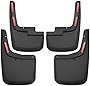 Husky Liners Mud Guards | Front and Rear Mud Guards - Black | 58456 | Fits 2015-2020 Ford F-150 w/ OEM Fender Flares 4 Piece Set