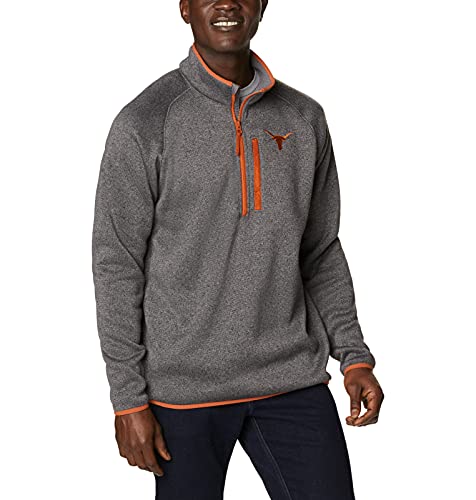 Image of Columbia NCAA mens Collegiate Canyon Point Sweater Fleece Half Zip