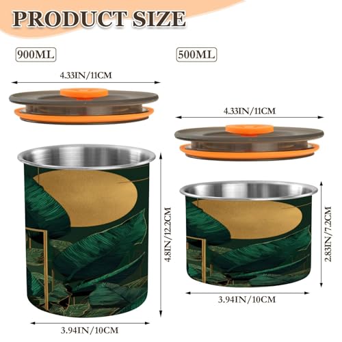 Envase para café acero inoxidable 500ml con tapa miniatura 2