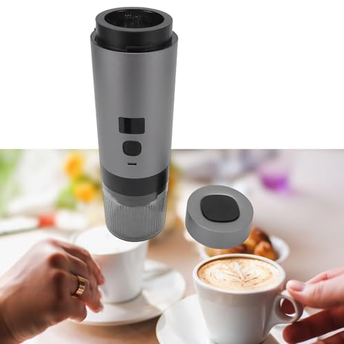 Cafetera portátil con batería recargable y 3 modos de extracción miniatura 5