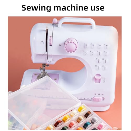 Set 36 hilos y bobinas de coser multicolor con caja plástica miniatura 4