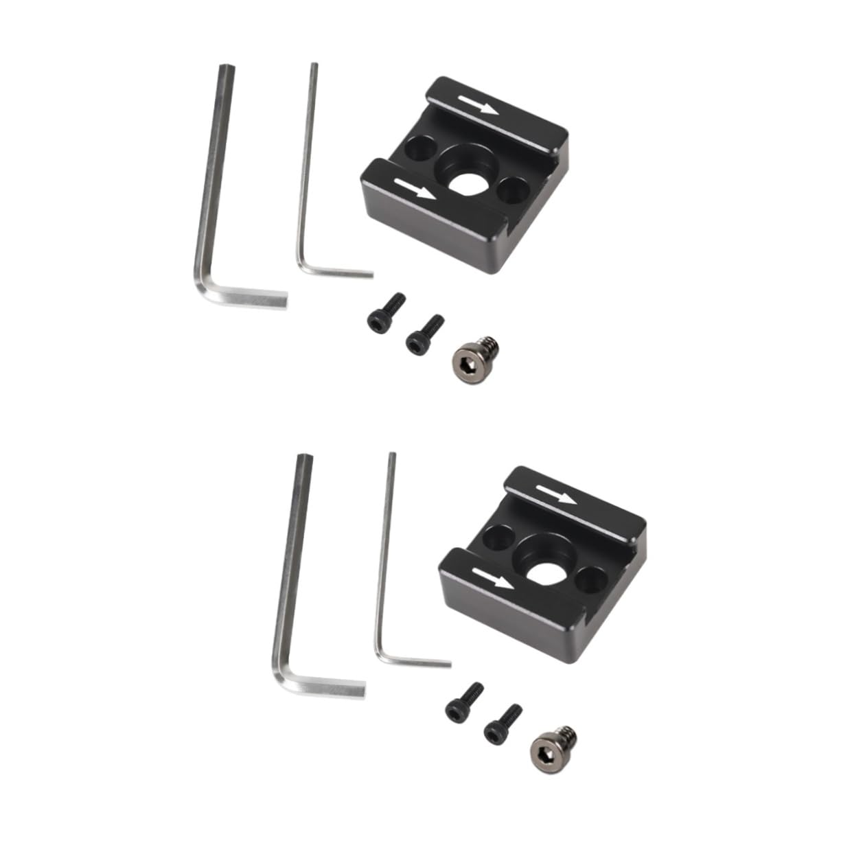 CIYODO 2 Sets Flash Stand Adapter 1/4 Hole Cold Shoe Mount for Monitor Camera Accessory Bracket