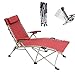 BSFYUK Multifunktionale Klappgartenstuhl, Liegestuhl Liegestuhl zusammenfalten Stuhl Klappbett Sessel Zwei in einem Campingstuhl standhalten kann 330 Pfund
