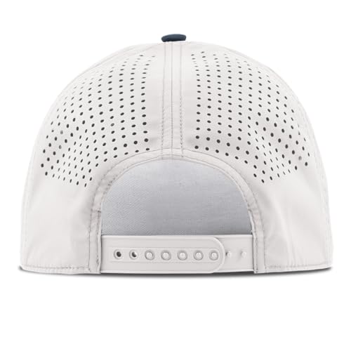 Image of Branded Bills Bare Flat 5 Panel Rope Hat for Men, Adjustable Snapback Golf Baseball Cap Flat Brim