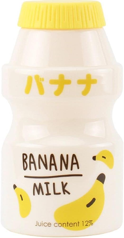 Kawaii Banana Water Bottle Portable Leak Proof Drinking Bottle for Children Girl Outdoor Travel
