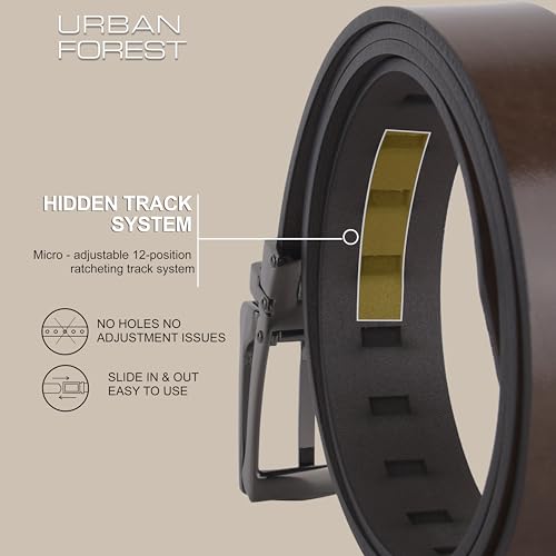 Image of URBAN FOREST Jord Leather Belt for Men