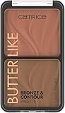 Catrice Butter Like Bronze & Contour Palette | 2-in-1 Ultra-Blendable Bronzer & Contour Duo | Buttery Powder Texture | Vegan & Cruelty Free (020 | Shape It My Way)