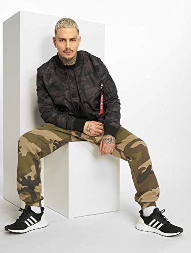 ALPHA INDUSTRIES Ma- 1 TT Camouflage Bomber, Nero