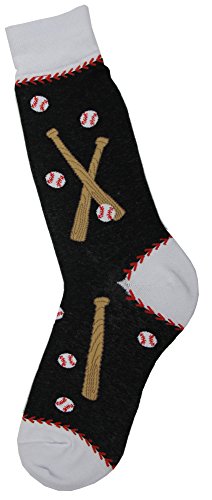 Foot Traffic, Men's Wacky Novelty Socks, Fits Men's Shoe Sizes 7-12