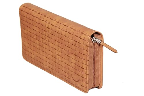 Image of Sukeshcraft Multiple Cheque Book Holder | Original PU Holds Upto 8 Cheque Books, Sensa Tan