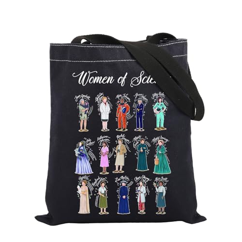 BDPWSS Bolsa Tote Com Tema Mulheres Da Ciência - Presente Para Empoderamento, Feminismo, Cientistas E Professores De Stem (Science Tgbl)