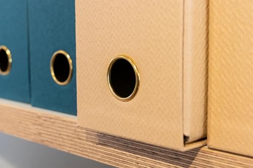 Boîtes de transfert Exacompta dos 90mm avec œillet or chic - 4