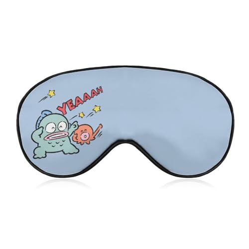 ハンギョドン アイマスク 睡眠アイマスク 目隠し 睡眠用 安眠 遮光 軽量 通気性 寝る時マス ク昼寝/仮眠/旅行に最適