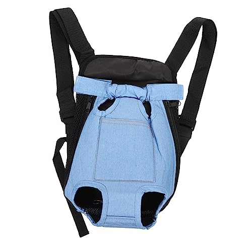 GALPADA Pet Backpack Travel Bags Dog Backpack Portable Pet Carrier Bag Portable Pet Travel Carrying Bag Portable Carrier for Cats Cat Carrying Pouch Pet Bag Sky-Blue Polyester