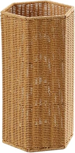 Schirmständer aus Rattan, geflochtener Schirmhalter, Stabiler Korb,...