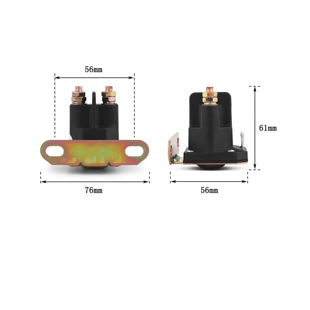 Reemplazo Compatible con solenoide de relé de Arranque de 12 V para Tractores de césped AM138068 72504439 86212112116