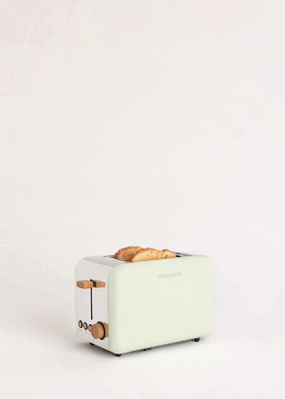 Toaster Pastellgrün mit Wasserkocher Pastellgrün 1L Retro Set