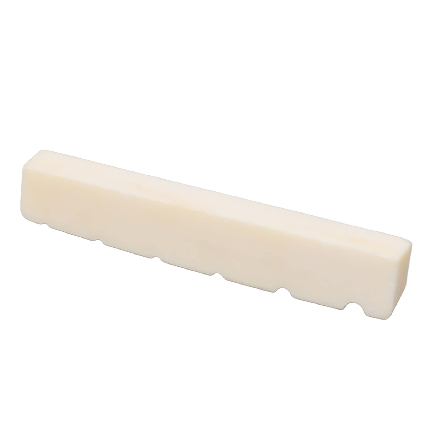 Nut Di Osso Per Chitarra Elettrica 52 Mm Bianco Migliora Suono Design Eleganza Per Sessione Di Jam Palco Studio A Casa
