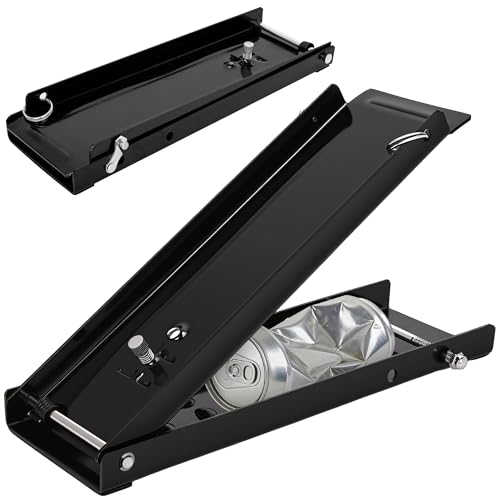 ohbien Dosenpresse Fußbetätigung mit Stoppstange für Recycling 12x36cm Metall Foot Can Crusher für Küche Dosenquetscher Einstellbar Dosenzerkleinerer für Bierdosen Getränkedosen Konservendosen