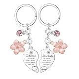 Bestie Schlüsselanhänger für beste Freunde, passender Schlüsselanhänger, lustiges Freundschaftsgeschenk für Frauen, beste Freunde, Schwestern, Weihnachten, Geburtstag, lustige Geschenke für beste