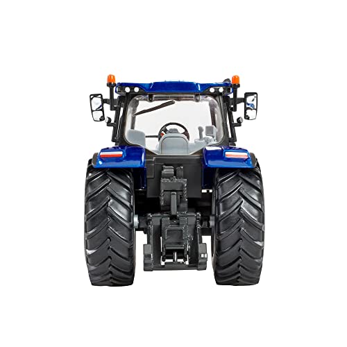 Britains New Holland T6.180 Blue Power Tractor Toy, Farm Toys for Children, New Holland Tractor Toy Compatible with 1:32 Scale Farm Animals and Toys, Suitable for Collectors & Children from 3 Years