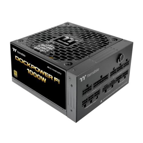 Image of Thermaltake Dockpower FI 1000W ATX 3.1 Full Modular 80+ Gold Power Supply
