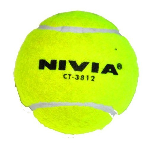 NIVIA Yellow Cricket Tennis Ball Extra Heavy Weight 145Grams +/ - 5 Grams(Pack of 6 Balls)
