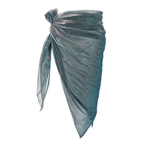 DYNWAVE Cinto de Dança Do Ventre Cintura Dança Do Ventre Hip Cachecol Cinto Triângulo Saia Turquesa