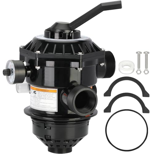 262506 1-1/2-Inch 6-Way Clamp Style Valve Compatible with pentair 262506 Multiport Valve,Fit for...